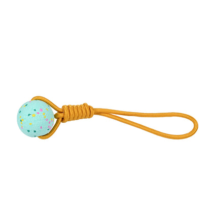 Tough Tug Toy  - Teal Confetti