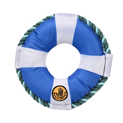 Life Ring Dog Toy - Blue
