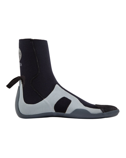 3mm Phoenix Round-Toe Bootie - Black