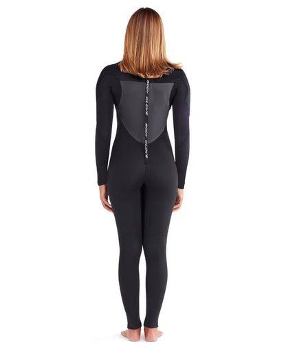 EOS 4/3mm Back-Zip Women's Fullsuit - Black