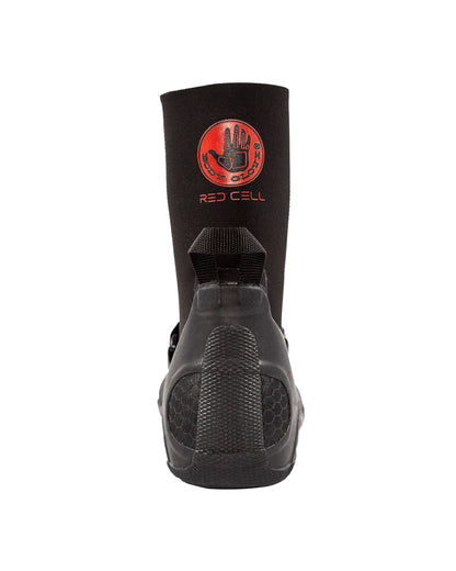 5mm Red Cell Bootie - Black