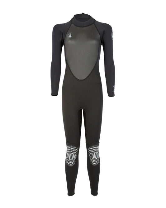 Women's Pro 3 Back Zip Fullsuit 3/2mm - Black