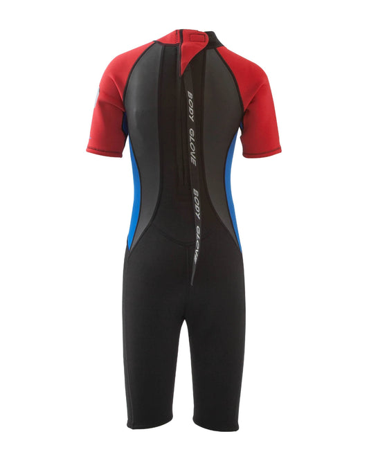 Junior Pro 3 Back Zip Springsuit 2/1mm - Red