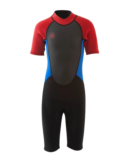 Junior Pro 3 Back Zip Springsuit 2/1mm - Red