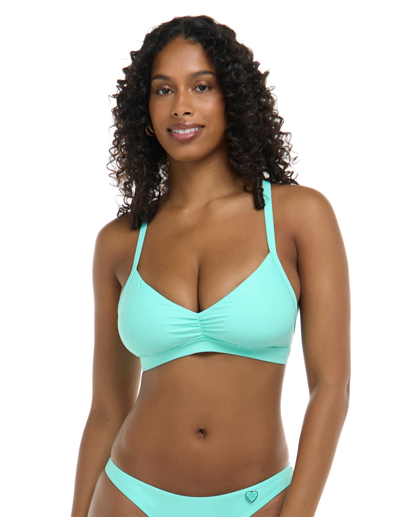 Smoothies Drew D-F Cup Swim Top - Sea Mist