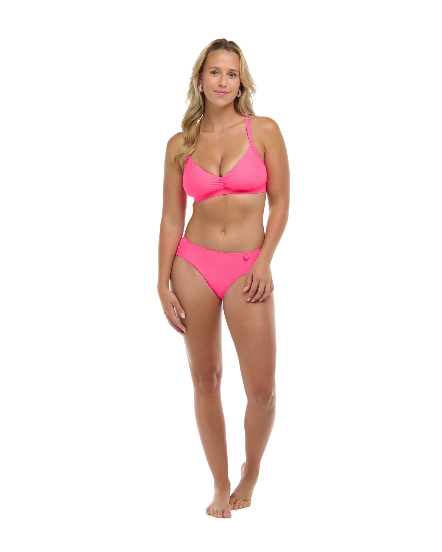 Smoothies Drew D-F Cup Bikini Top - Bubble Gum