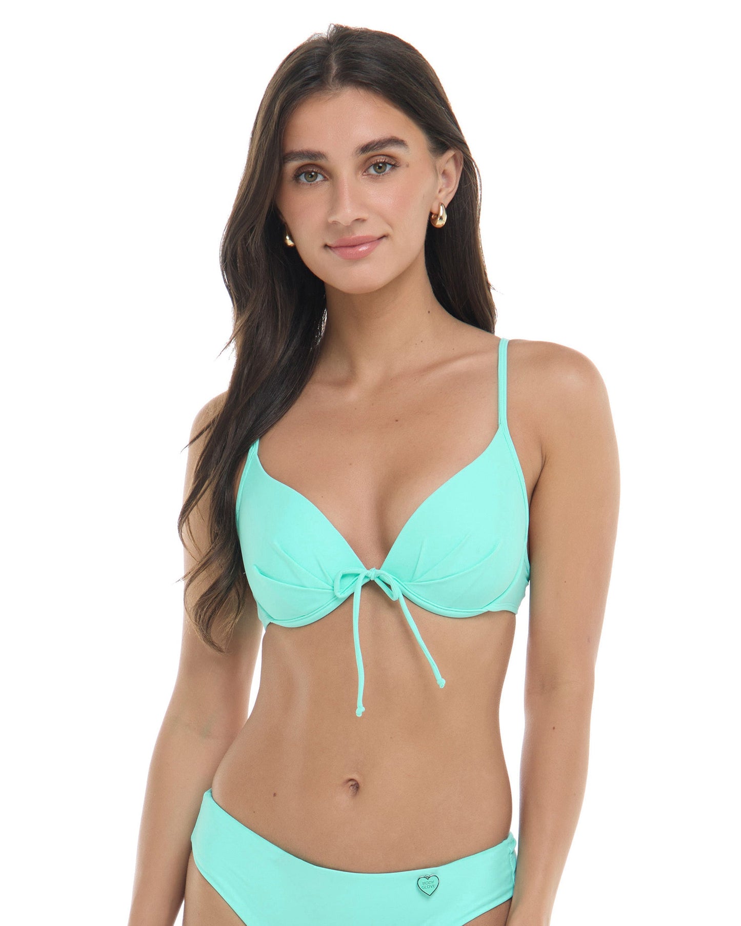 Smoothies Greta Bikini Top - Sea Mist