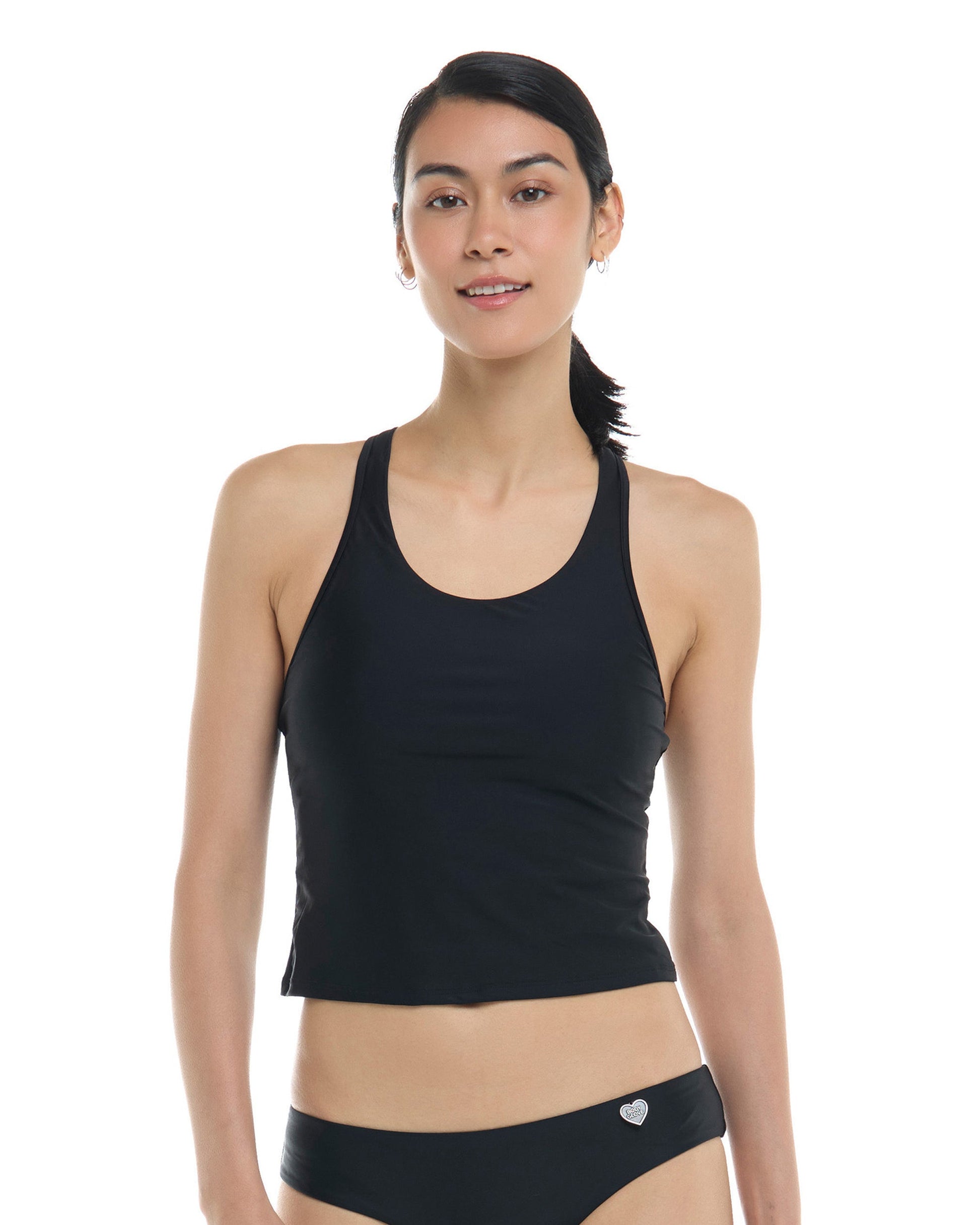 Smoothies Reva Crop Top - Black