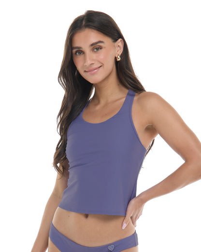 Smoothies Reva Crop Top - Iris