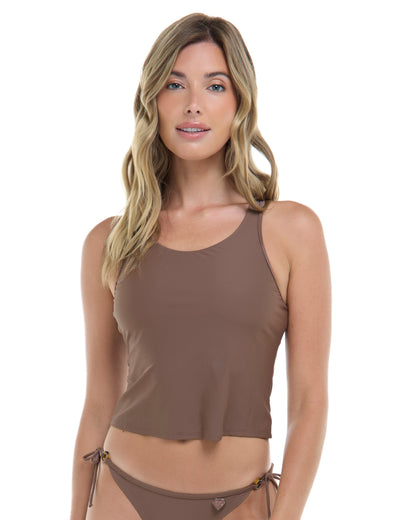Smoothies Reva Crop Top - Latte