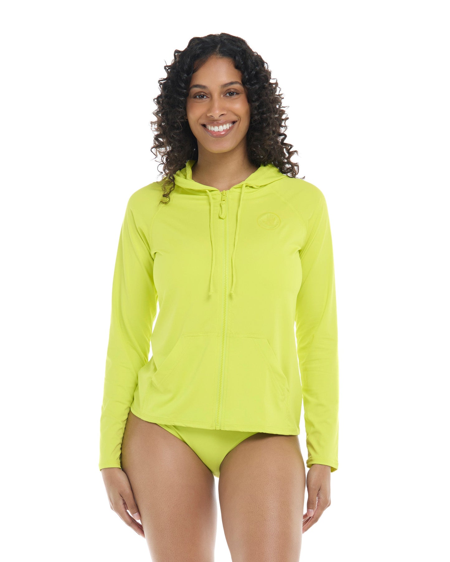 Smoothies Barbara Hoodie Rashguard - Key Lime