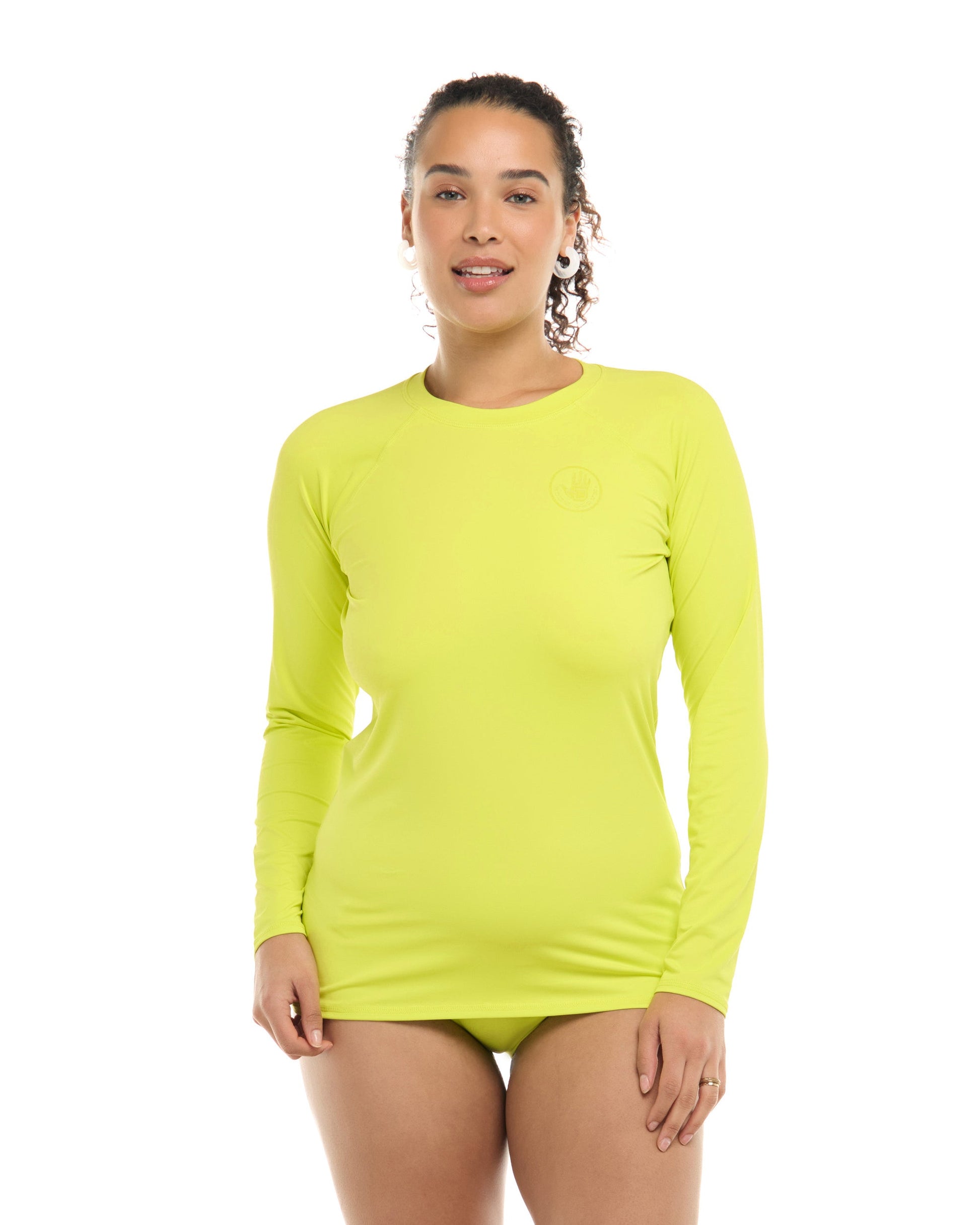 Smoothies Sleek Long Sleeve Rashguard - Key Lime