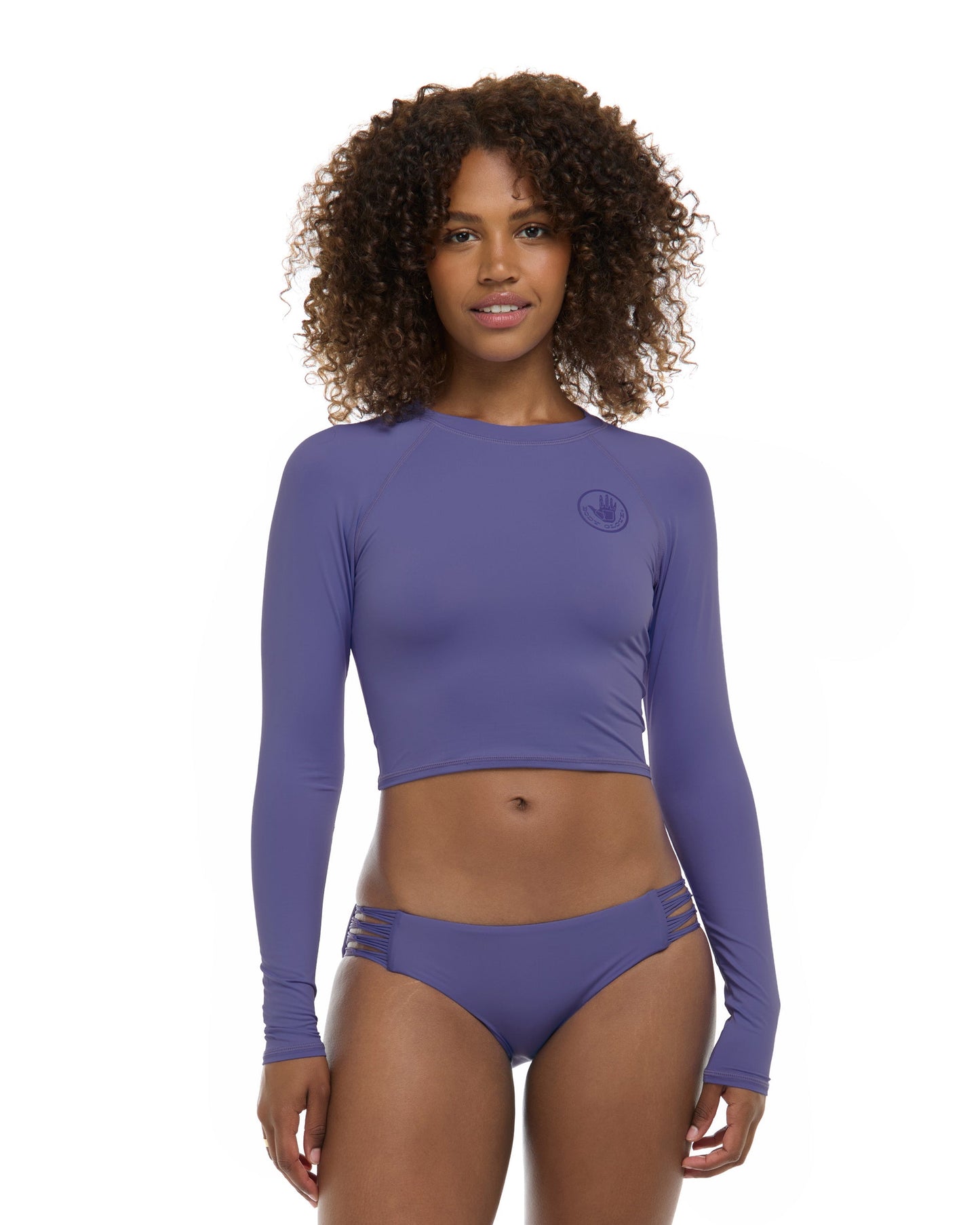 Smoothies Let It Be Crop Rashguard - Iris
