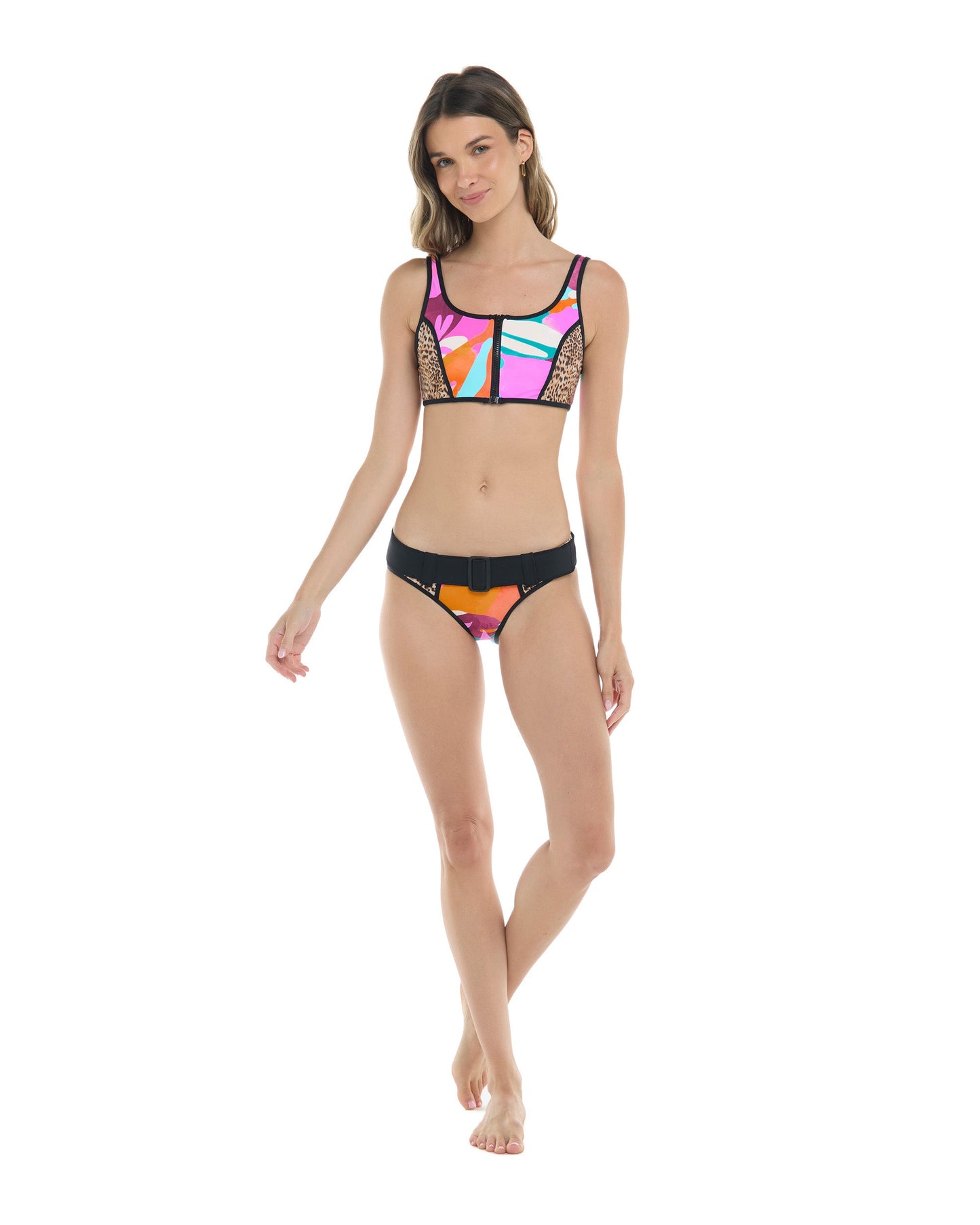 Groove You Spin Me Crop Top - Multi / Groove