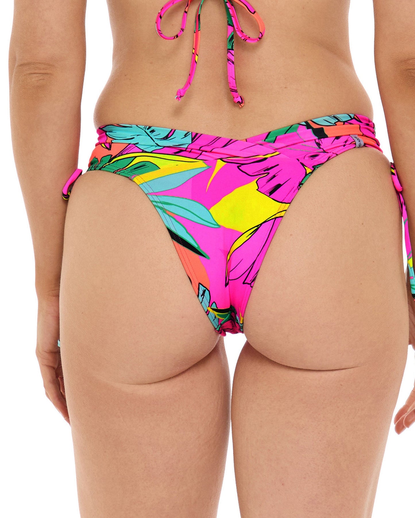Tulum Nola Low Rise Bikini Bottom - Bubble Gum