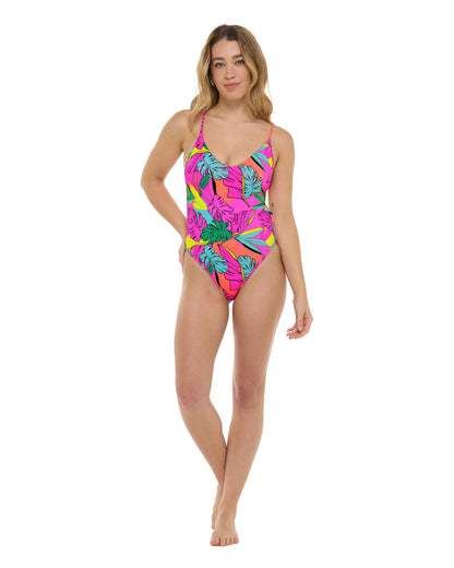 Tulum Claire One-Piece Swimsuit - Bubble Gum