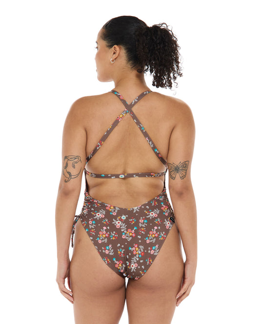 Belle Missy One-Piece Swimsuit - Latte