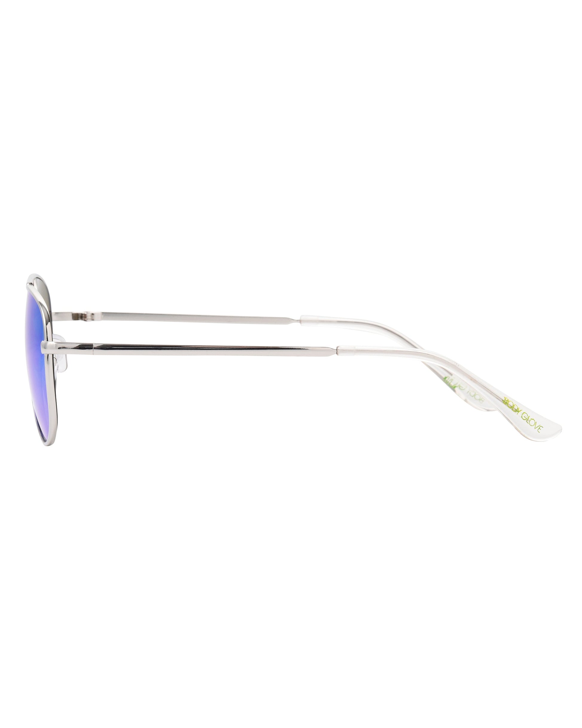 Kid's Flow Aviator Sunglasses - Silver