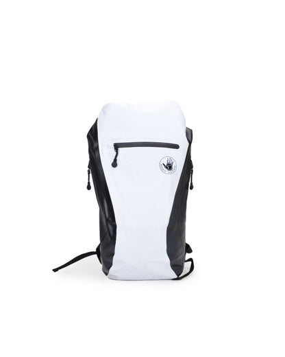 Advenire 25L Waterproof Vertical Roll-Top Backpack - White