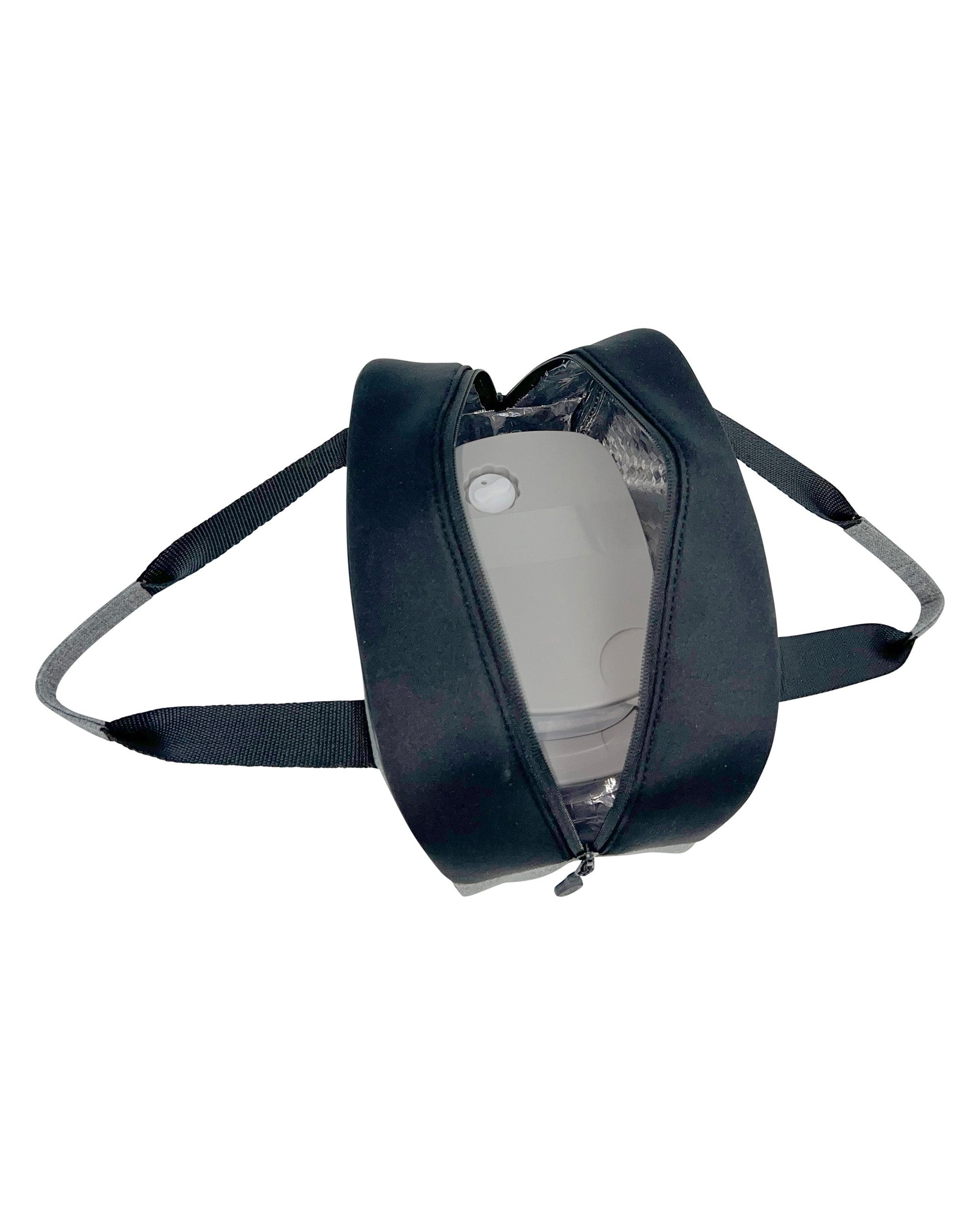 Dome Lunch Tote  - Grey/Black