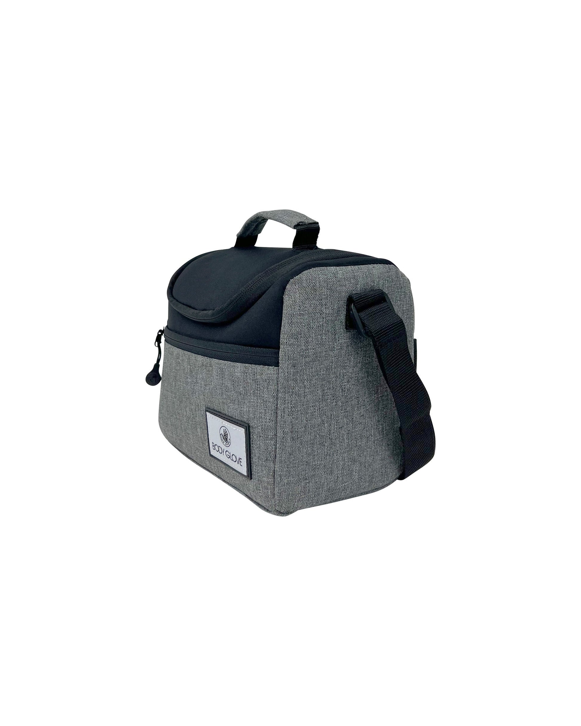 Zip Top Lunch Tote  - Grey