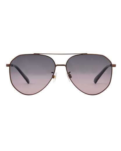 Women's Poppy Aviator Sunglasses - Bronze