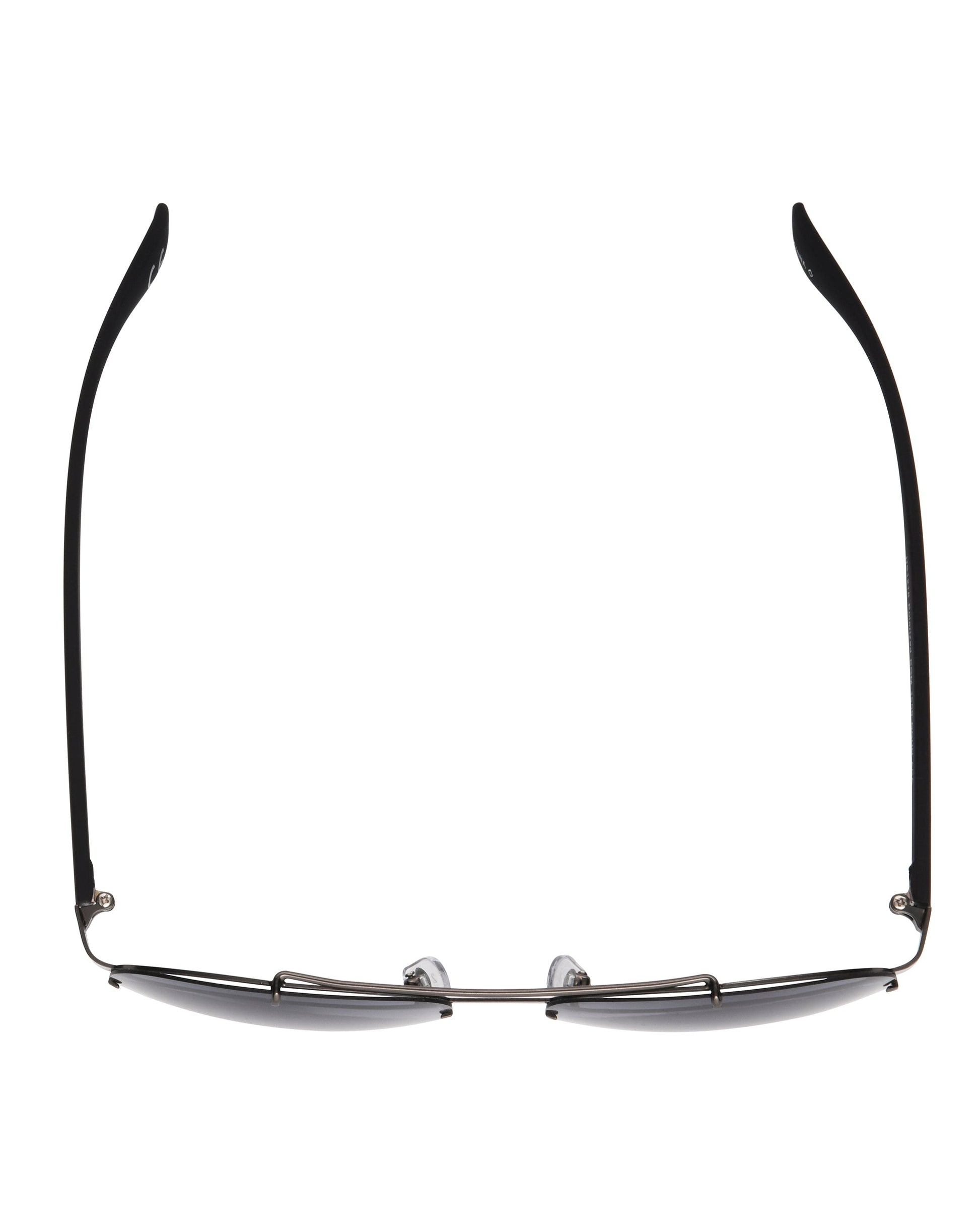 Rush Polarized Aviator Sunglasses - Gunmetal/Black