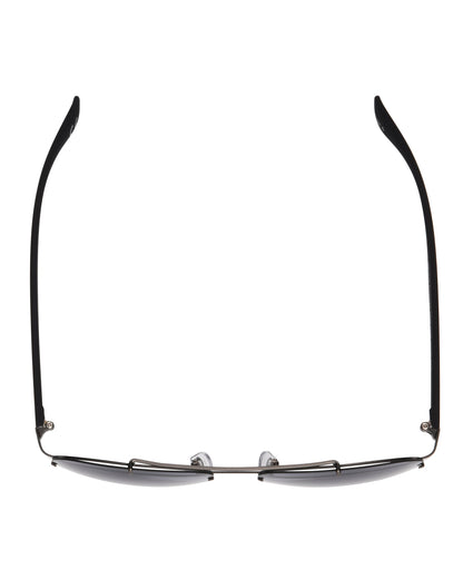 Rush Polarized Aviator Sunglasses - Gunmetal/Black