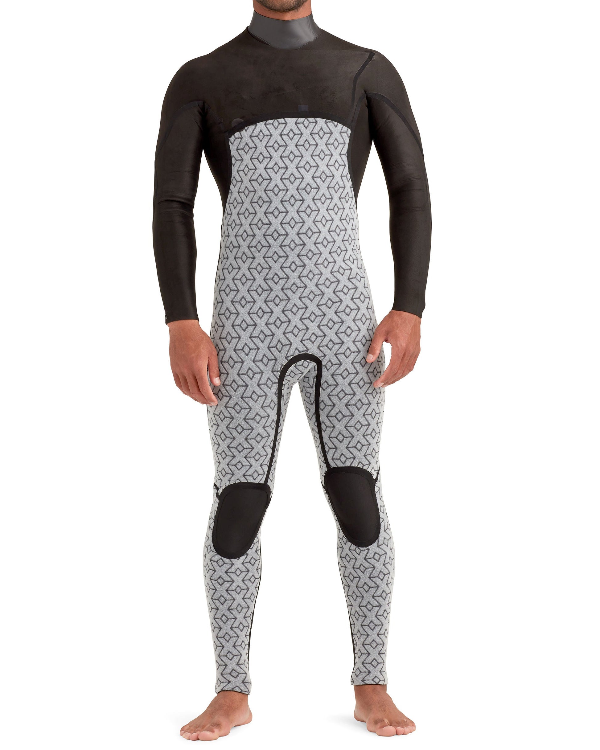 Variant 4/3mm Men's Chest-Zip Fullsuit - Black