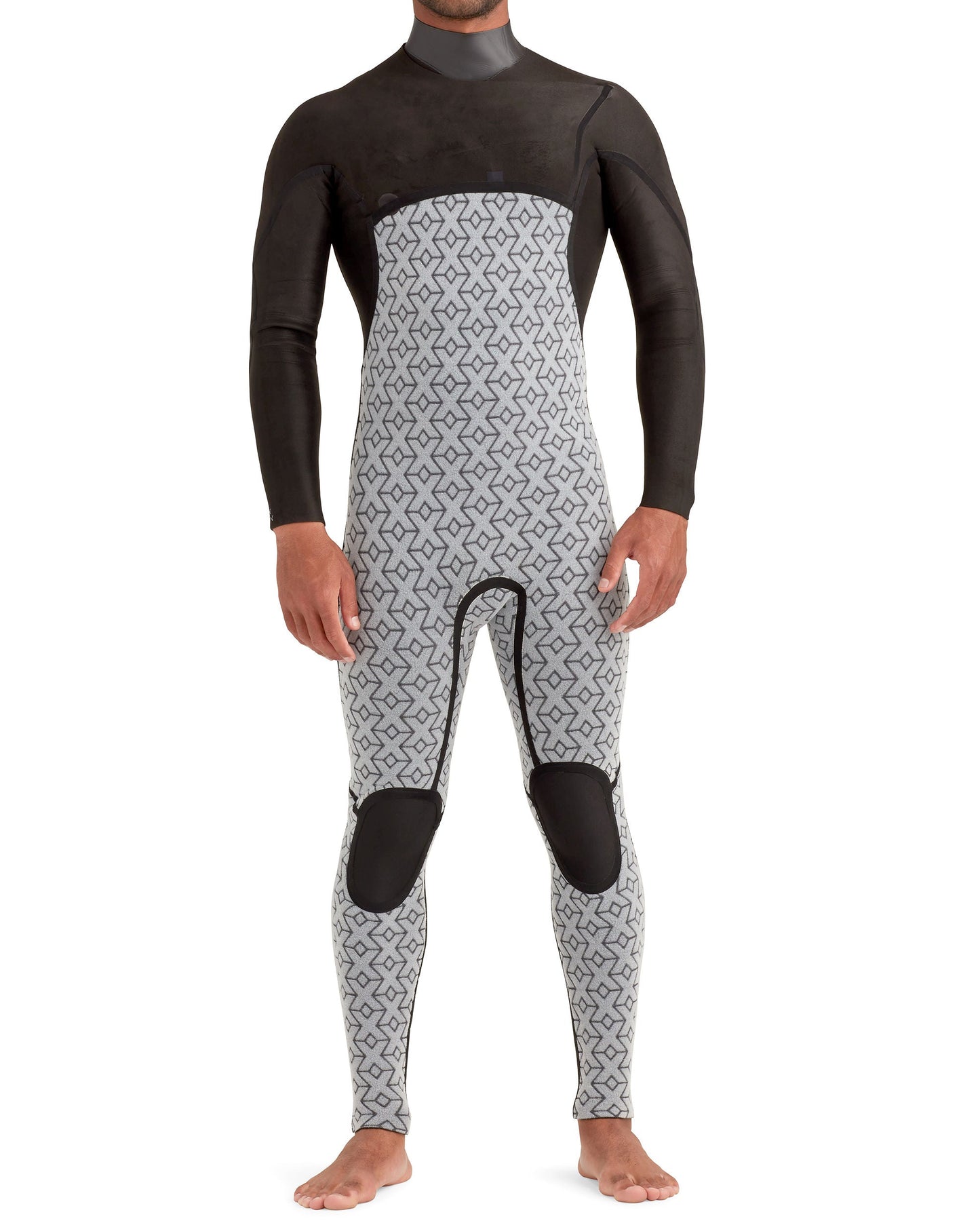 Variant 3/2mm Men's Chest-Zip Fullsuit - Black