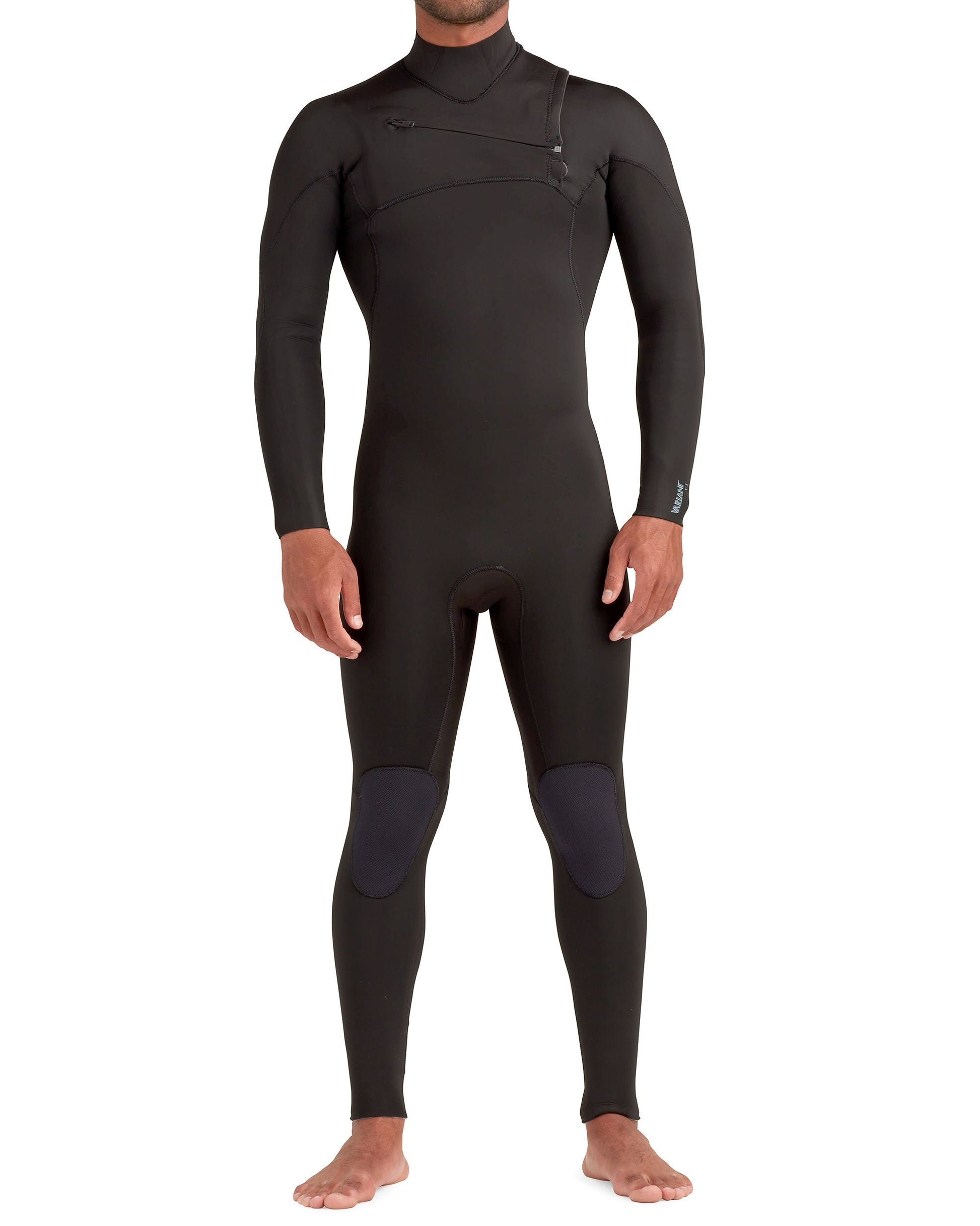 Variant 3/2mm Men's Chest-Zip Fullsuit - Black