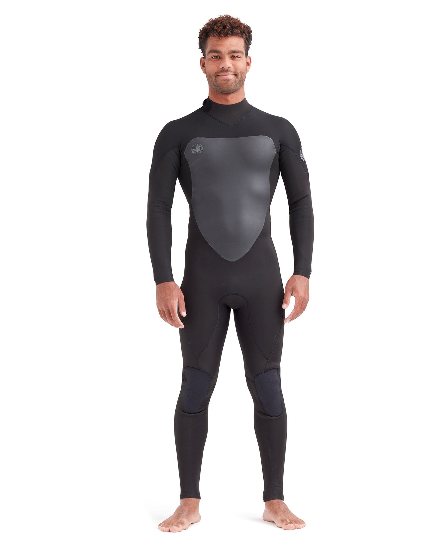 Phoenix 4/3mm Men's Back-Zip Fullsuit - Black