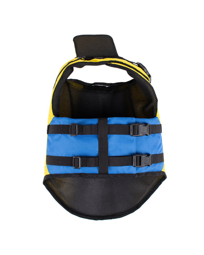 Ripstop Pet Life Jacket - Yellow / Blue