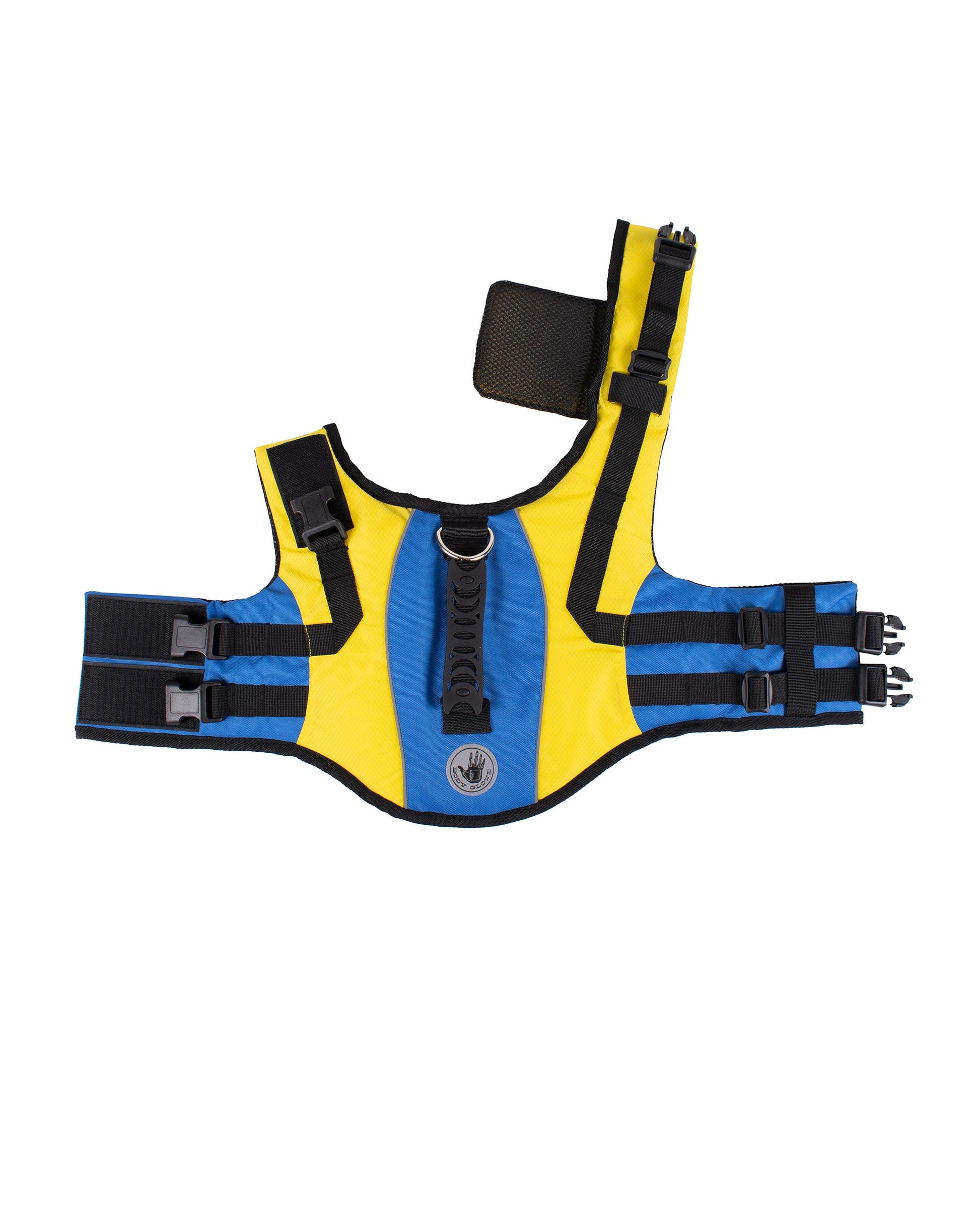 Ripstop Pet Life Jacket - Yellow / Blue